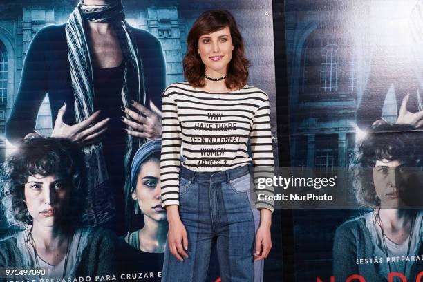 Spanish actress Natalia de Molina attends 'No Dormiras' photocall at Renoir cinema on June 11, 2018 in Madrid, Spain.