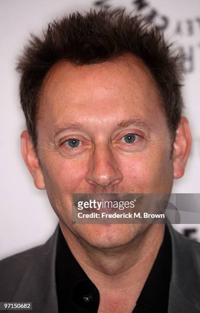 Actor Michael Emerson attends the 27th annual PaleyFest Presents the television show "Lost" at the Saban Theatre on February 27, 2010 in Beverly...