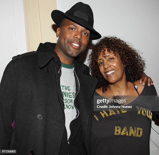 Calloway and Rhonda Cowan attend BET's Rip The Runway 2010 at the Hammerstein Ballroom on February 27, 2010 in New York City.