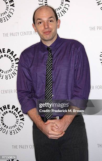 Moderator Paul Scheer attends the 27th annual PaleyFest Presents the television show "Lost" at the Saban Theatre on February 27, 2010 in Beverly...