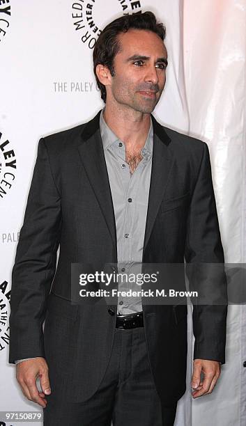 Actor Nester Carbonell attends the 27th annual PaleyFest Presents the television show "Lost" at the Saban Theatre on February 27, 2010 in Beverly...
