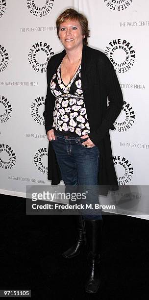 Executive producer Elizabeth Sarnoff attends the 27th annual PaleyFest Presents the television show "Lost" at the Saban Theatre on February 27, 2010...