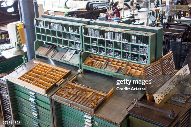 Mechanical Typesetting Machine Photos and Premium High Res Pictures ...