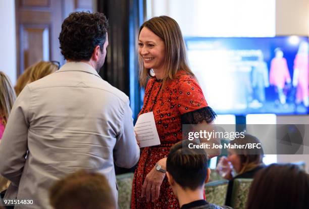 Caroline Rush at the London Fashion Week Men's British Fashion Council Fashion Forum at the The Ned on June 11, 2018 in London, England.