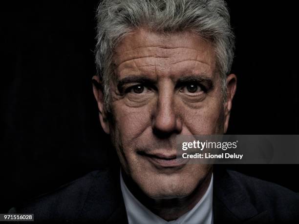 Chef Anthony Bourdain is photographed for The Taste on January 14, 2015 in Los Angeles, California.