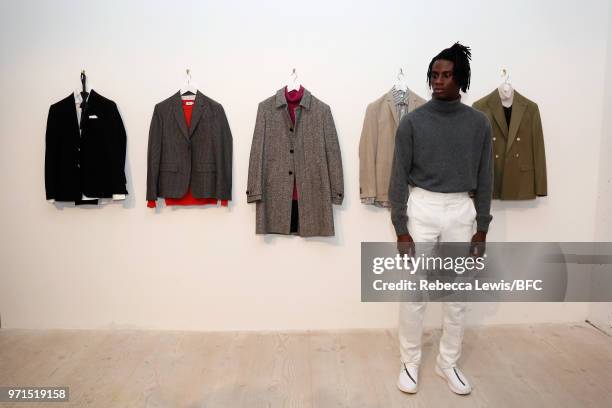 General view of Mr Start at the DiscoveryLAB during London Fashion Week Men's June 2018 at the BFC Show Space on June 11, 2018 in London, England.