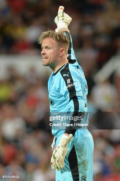 Nicky Byrne during Soccer Aid for Unicef 2018 at Old Trafford on June 10, 2018 in Manchester, England at Old Trafford on June 10, 2018 in Manchester,...