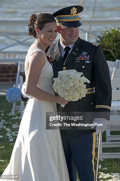 Josephm 209990--SLUG-SA-WEDDING18-DATE----LOCATION- Maryland-PHOTOGRAPHER-MARVIN JOSEPH/TWP--CAPTION--Photos for the On Love Column. Laura Sauriol...