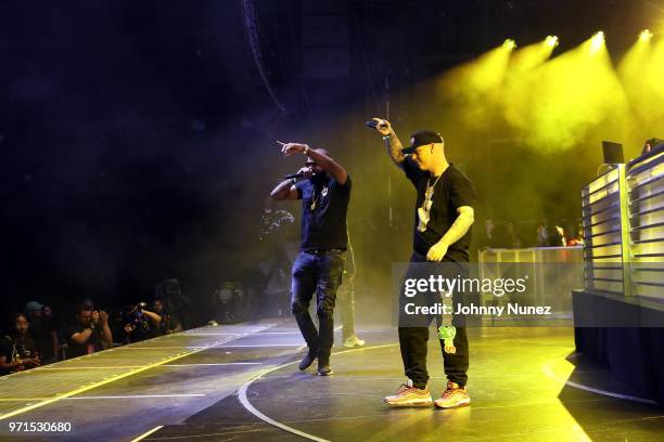 Slim Thug and Paul Wall perform at Summer Jam 2018 at MetLife Stadium on June 10, 2018 in East Rutherford, New Jersey.