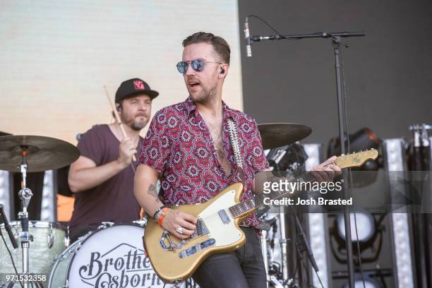 Osborne of Brothers Osborne performs at the Bonnaroo Music & Arts Festival on June 10, 2018 in Manchester, Tennessee.