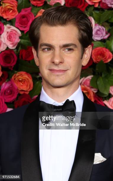 Andrew Garfield attends the 72nd Annual Tony Awards on June 10, 2018 at Radio City Music Hall in New York City.