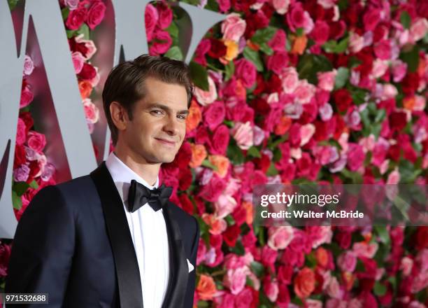 Andrew Garfield attends the 72nd Annual Tony Awards on June 10, 2018 at Radio City Music Hall in New York City.