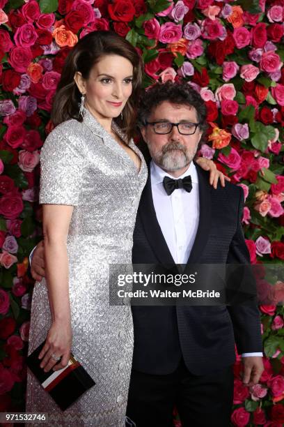 Tina Fey and Jeff Richmond attend the 72nd Annual Tony Awards on June 10, 2018 at Radio City Music Hall in New York City.
