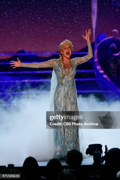Frozen performs at THE 72nd ANNUAL TONY AWARDS broadcast live from Radio City Music Hall in New York City on Sunday, June 10, 2018 on the CBS...