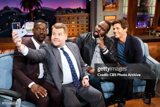 The Late Late Show with James Corden airing Wednesday, June 6 with guests Sterling K Brown, Brian Tyree Henry, and James Marsden.