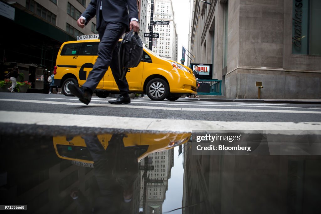 Trading On The Floor Of The NYSE As U.S. Stocks Move Higher