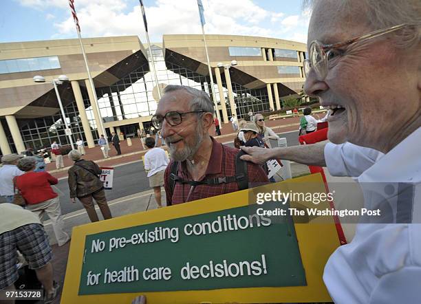 Fairfax Government Center, 12000 Government Center Parkway, Fairfax, VA Pro-health care reform forum held at the Fairfax Government Center. John...