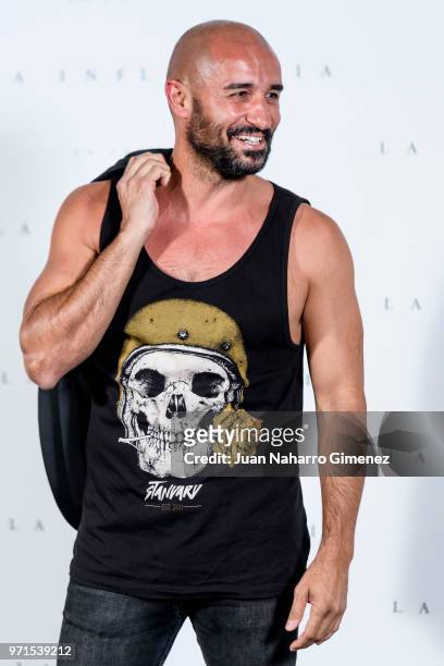 Actor Alain Hernandez attends 'La Influencia' Madrid photocall on June 11, 2018 in Madrid, Spain.