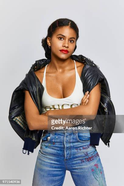 Actress Zazie Beetz is photographed for The Hollywood Reporter on February 28, 2018 in New York City.