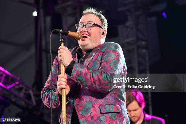 Paul Janeway of St. Paul and The Broken Bones performs during Bonnaroo Music & Arts Festival on June 10 in Manchester, Tennessee.
