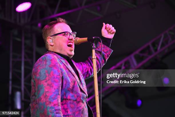 Paul Janeway of St. Paul and The Broken Bones performs during Bonnaroo Music & Arts Festival on June 10 in Manchester, Tennessee.