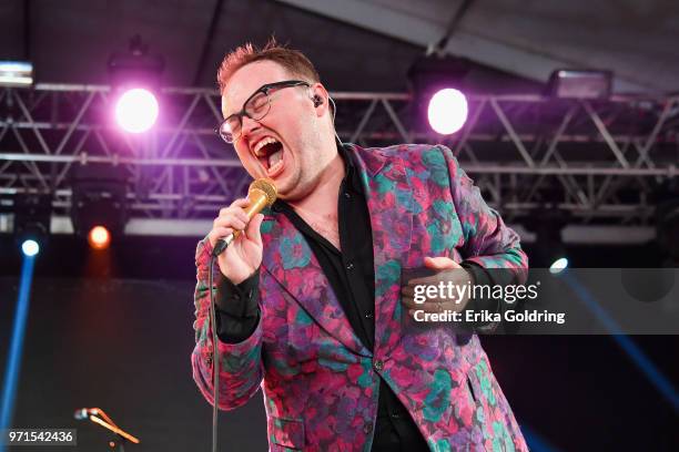 Paul Janeway of St. Paul and The Broken Bones performs during Bonnaroo Music & Arts Festival on June 10 in Manchester, Tennessee.