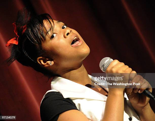 Pg-theater30 DATE:July 24, 2009 CREDIT: Mark Gail/TWP Forestville, Md ASSIGNMENT#:20936 EDITED BY:mg Caitlin Conn played Billie Holliday in the...