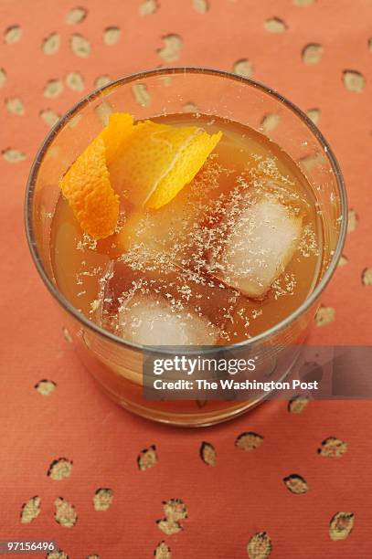 Washington Post Studio DATE: May 18, 2009 PHOTO: Julia Ewan/TWP Aperitivo Frutta e Grappa.