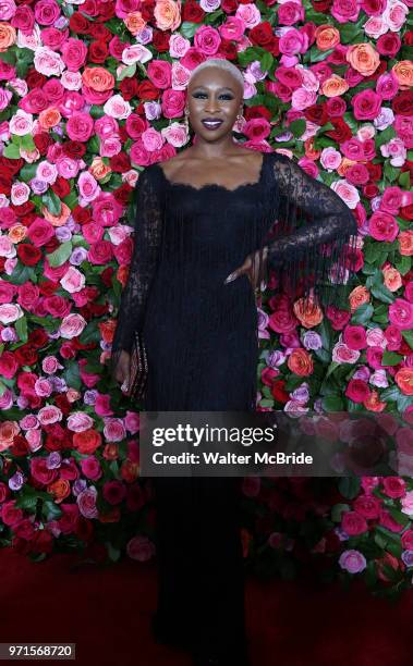 Cynthia Erivo attends the 72nd Annual Tony Awards on June 10, 2018 at Radio City Music Hall in New York City.