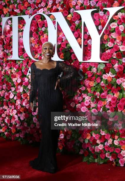 Cynthia Erivo attends the 72nd Annual Tony Awards on June 10, 2018 at Radio City Music Hall in New York City.