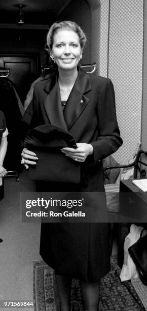 Kimberly Farkas attends Third Annual Rita Hayworth Alzheimer's Disease Benefit on December 2, 1986 in New York City.