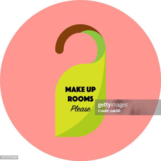 räume bilden. karton türhänger, vektor-illustration - confidential englischer begriff stock-grafiken, -clipart, -cartoons und -symbole