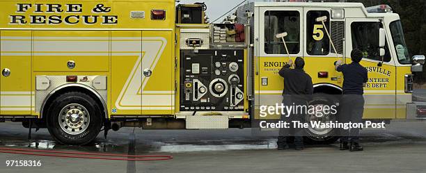 Josephm 206378--SLUG: ME/FIREFIGHTERS-DATE-02/13/09-- Nokesville Volunteer Fire Department, Nokesville, Virginia-PHOTOGRAPHER: MARVIN JOSEPH/TWP- A...