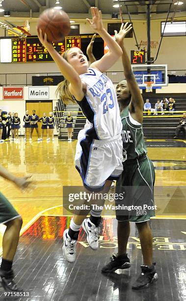 Sp-mdgirls14 DATE:March 13, 2009 CREDIT: Mark Gail/TWP Catonsville, Md. ASSIGNMENT#:206752 EDITED BY: mg River Hill's Alicia Seelaus shoots over...