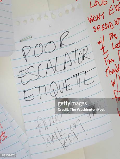 Sarah L. Voisin / TWP NEG NUMBER: 205436 Washington, DC Festivus kiosk in Adams Morgan where residents can write their complaints. PICTURED: A...