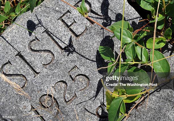 August 2008 CREDIT: Katherine Frey / TWP. Washington, DC. Holy Rood Cemetery on Wisconsin Ave. NW between W Place and Whitehaven Parkway Headstones...