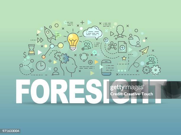 doodle message - visual presentation stock illustrations
