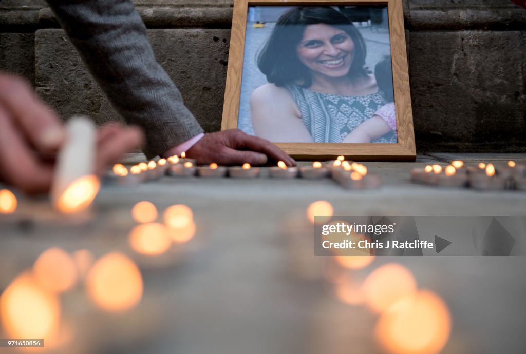 Fourth Candle Vigil Is Held For Imprisoned Nazanin Zaghari-Ratcliffe