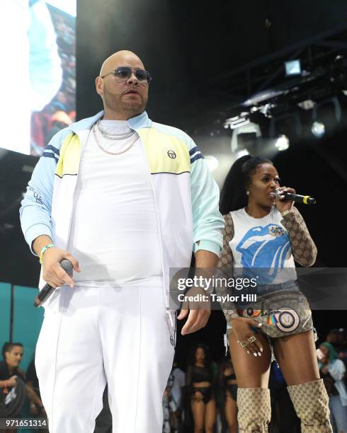 Fat Joe and Remy Ma perform during the 2018 Hot 97 Summer Jam at MetLife Stadium on June 10, 2018 in East Rutherford, New Jersey.