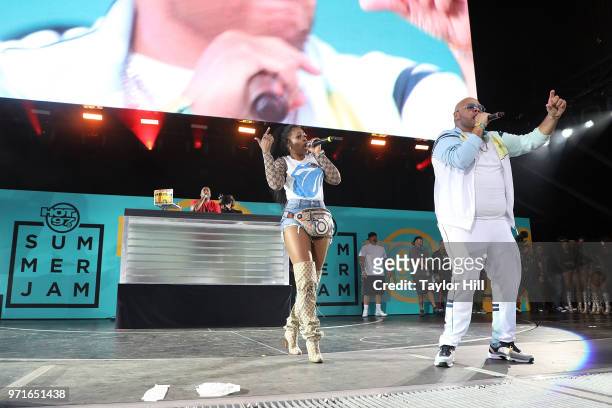 Fat Joe and Remy Ma perform during the 2018 Hot 97 Summer Jam at MetLife Stadium on June 10, 2018 in East Rutherford, New Jersey.