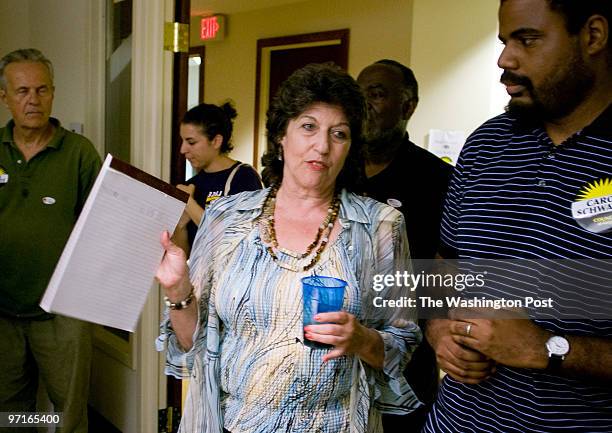 Primary-6 Date: Kevin Clark/The Washington Post Neg #: clarkk203627 Washington, DC Carol Schwartz addresses her supporters during the election...