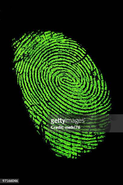 fingerabdruck - fingerprint stock-fotos und bilder
