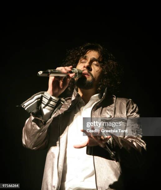 Sonu Nigam performs live at Ahoy on February 27, 2010 in Rotterdam, Netherlands.