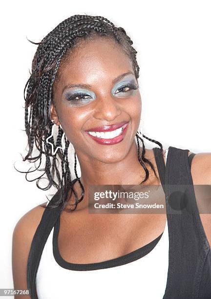 Hammer dancer Yvonne "Egypt" Harper poses backstage at Route 66 Casino's Legends Theater on February 27th, 2010 in Albuquerque, New Mexico.