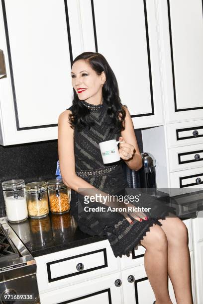 Actress Jill Kargman is photographed for Alice and Olivia Boss Babe on January 16, 2018 in New York City. PUBLISHED IMAGE.