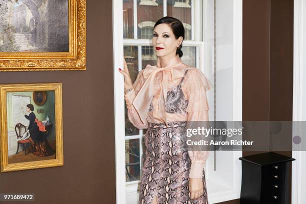 Actress Jill Kargman is photographed for Alice and Olivia Boss Babe on January 16, 2018 in New York City.