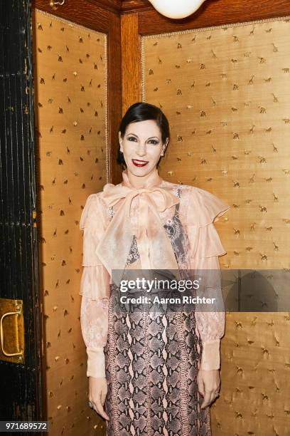 Actress Jill Kargman is photographed for Alice and Olivia Boss Babe on January 16, 2018 in New York City.