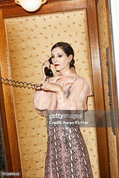 Actress Jill Kargman is photographed for Alice and Olivia Boss Babe on January 16, 2018 in New York City.