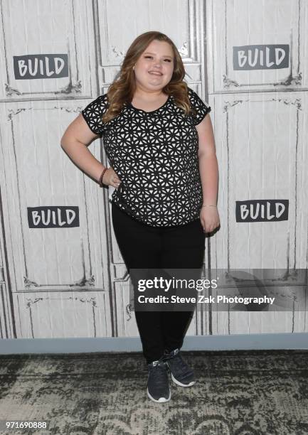 Honey Booboo visits Build Series to discuss "Mama June: From Not to Hot" at Build Studio on June 11, 2018 in New York City.