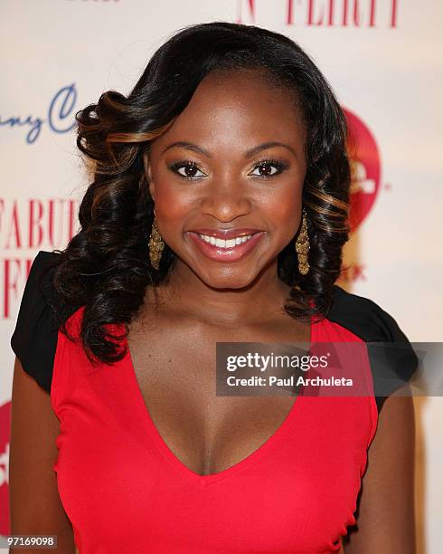 Actress Naturi Naughton arrives at Niecy Nash's "40, Fabulous N� Flirty," Birthday Party at The Kress on February 27, 2010 in Hollywood, California.